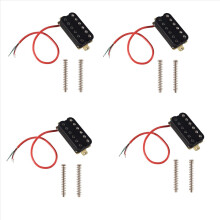 Przetworniki Humbucker do gitary elektrycznej, mostek Alnico V, czarny