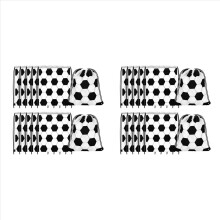 12 stück Fußball Stil Candy Kordelzug Tasche Softball Fußball