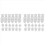 5 strips 30 potten lege verfstrips, 10 ml / 0,35 oz verfpotstrips 1