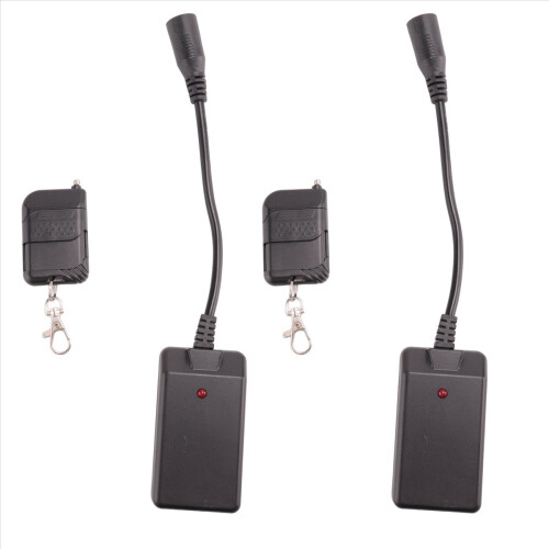2 τεμάχια AC 90-240V 3 ακίδων XLR δέκτης τηλεχειρισμού μηχανή ομίχλης καπνού 1
