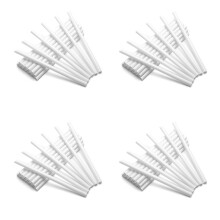50 Pieces Plastic White Cake Rods(0.4 Inch Diameter 9.5 Inch Length)