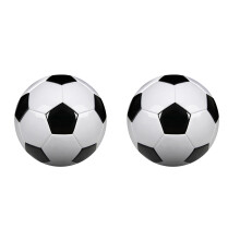 Maat 5 Professionele Trainingsvoetballen PU Leer Zwart Wit