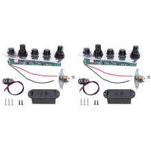 5 Jazz Bass Loaded Wired Control Plate til 4/5 Strenget Bas JB07