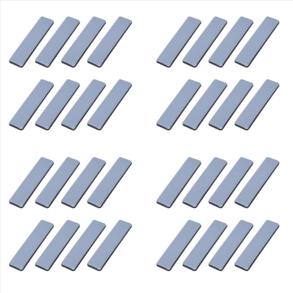 8Pc 25Mm X 100Mm Self Adhesive Furniture Sliders For Floor Protector 4711578760260