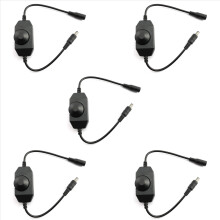 DC 12V-24V 6A lysdæmper, til LED-slyngelys 3528, 5050, 5630 (sort)