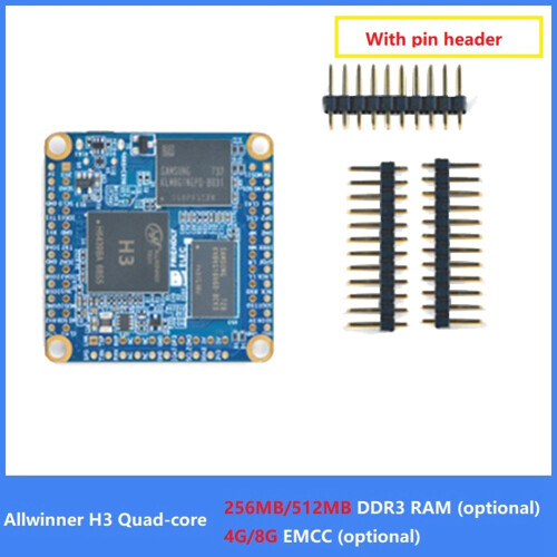 Placă de bază mini EMCC de 512 MB DDR3 RAM + 8 GB 2