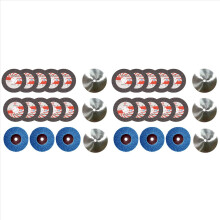 Zestaw 16 tarcz szlifierskich kątowych 75x10 mm do mini szlifierki kątowej 12 V