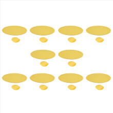 Foldable Round Fan-Yellow
