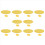 Foldable Round Fan-Yellow 1