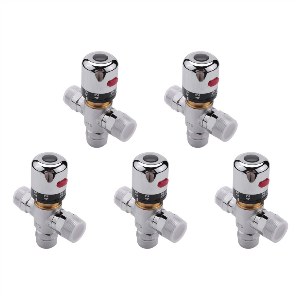 Copper 3-Way Thermostatic Mixing Valve 3/4 Inch Solar Water Heater 4711578769041