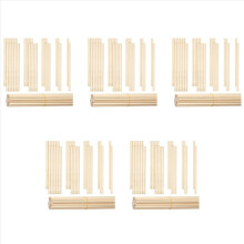 100 st. dymlingar 1/8, 3/16, 1/4, 5/16, 3/8x6 tums pinnar för pyssel