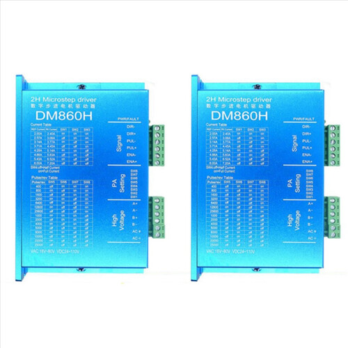 DM860H Ψηφιακός οδηγός βηματικού κινητήρα 57/86 με ανεμιστήρα 2 φάσεων