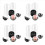 50 Pack Clear Plastic Mini Cupcake Container,for Mini Muffin Macaron 1