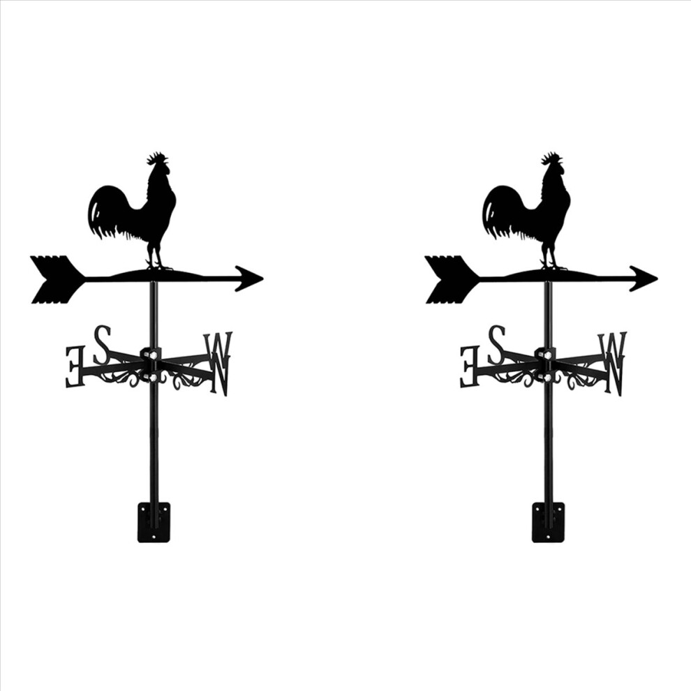 Weathervane With Animal Chickens Stake Weather Vane Wind Direction 4711578772706