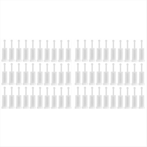 30Pcs Disposable HVLP Feed Paint Strainers Fine Mesh, White