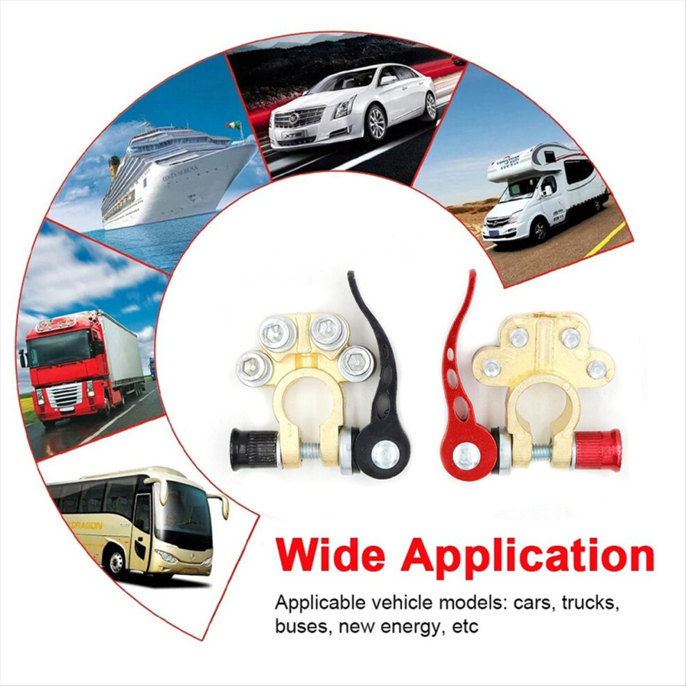 12V 24V Car Battery Terminals Clamps For Boat Race Utv Tractor Truck 4711578779019