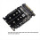 M.2 SSD til U.2 Adapter NGFF SSD til PCI-E U.2 Adapter, Uden Shell 5