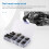 90 σετ βιδών Chicago Assorted Kit, 6 μεγέθη για DIY δερμάτινες κατασκευές A 4