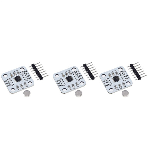 3 stk. AS5600 encoder 12 bit magnetisk induktionsvinkelmålingsmodul 1