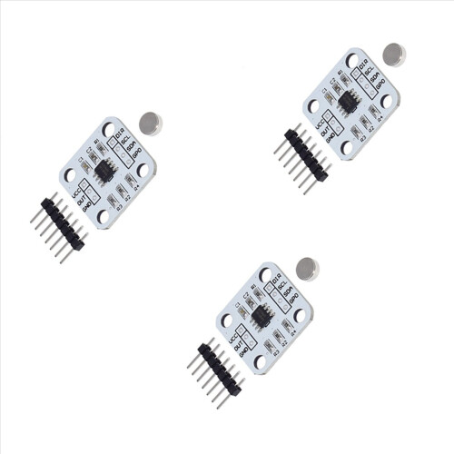 3 stk. AS5600 encoder 12 bit magnetisk induktionsvinkelmålingsmodul 2