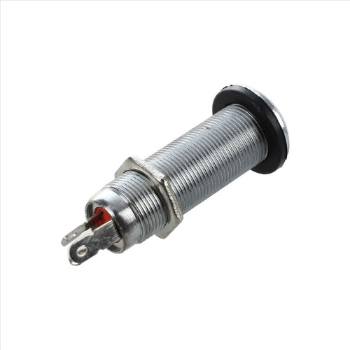 1/4 tommer forkromet cylindermonteret stik til elektrisk guitar og bas 1