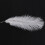 10 stuks witte natuurlijke struisvogel 20-25 cm bruiloft DIY 3
