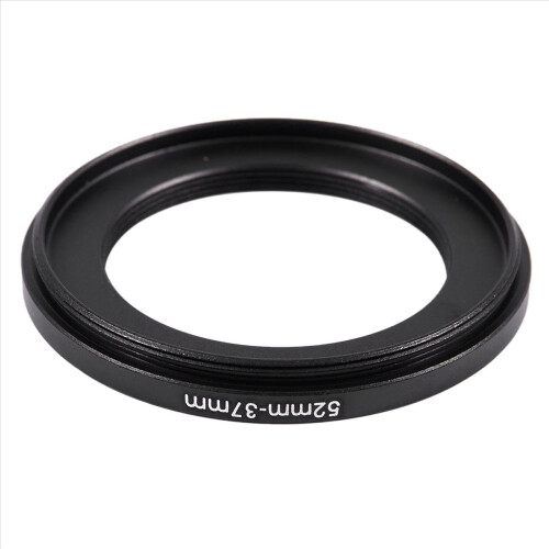 52mm-37mm 52mm til 37mm sort ringadapter til kamera 1