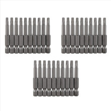 6,3 mm sekskantskaft 4 mm T20 magnetisk spiss Torx-skrutrekkerbits 10 stk.