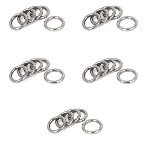 Ιμάντες από ανοξείδωτο χάλυβα 20mm x 3mm, συγκολλημένοι δακτύλιοι Ο, 5 τεμάχια