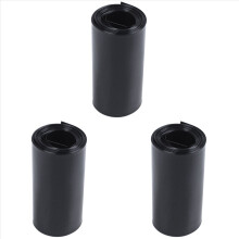 70mm/44mm PVC Heat Shrink Tubing Wrap Black 2m for 18650 Battery