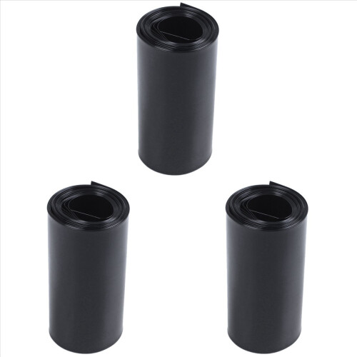 Θερμοσυστελλόμενος σωλήνας PVC 70mm/44mm Μαύρος 2m για μπαταρία 18650