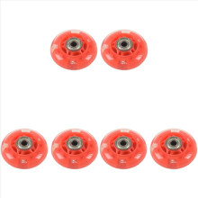 1 pár ložisek 8 mm průměr 608ZZ pro kolečka pro inline koloběžky, červená