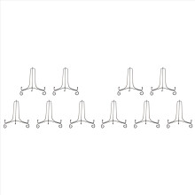 1 pieces of black classic iron display stand 4 inches 10.5cm