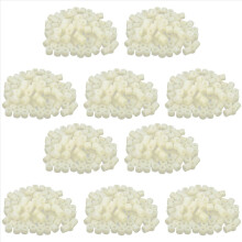 Plastik Zylinder Abstandshalter 7mm x 3.2mm x 6mm 100 Stk Elfenbein