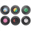 6 Stück / Set Retro-Vinyl-Disco-Set von Posavasos 2