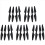 4 stk. propelblade til H501S X4 RC quadcopter, sorte 1