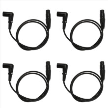 Retvinklet han-til-hun XLR-kabel, signalledning