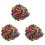 Weiche Pompons, 10 mm, gemischte Farben, 1000 Stück 1