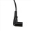 Retvinklet han-til-hun XLR-kabel, signalledning 5