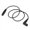 Retvinklet han-til-hun XLR-kabel, signalledning 3