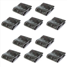 1 rolo de adesivo de camuflagem de PVC para carro, preto, camuflagem digital, 152x10cm
