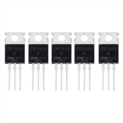 5 stk. 5x MOSFET-transistor IRF1404 1