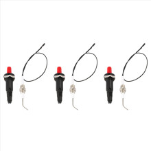Kit di accensione piezoelettrica con pulsante per grill a gas e tappo filettato, 1 pezzo