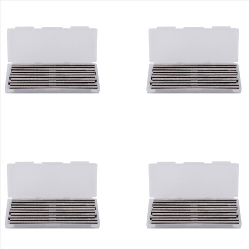 10 lâminas de plaina reversíveis de aço rápido 82 mm x 5,5 mm