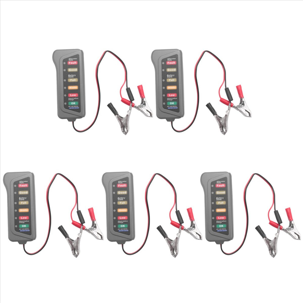 12V Car Battery & Alternator Tester - Charging (LED indication)