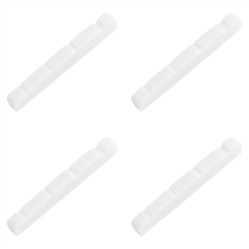 Pre-slotted Flat Bottom Bone Bass Nut for 4String Bass,38x3.5x5/4.5mm-image-OPC-PMDCSRF-NEW