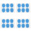 6pcs/set Snare Drum Mute Muffler Percussion Accessories(blue) 2