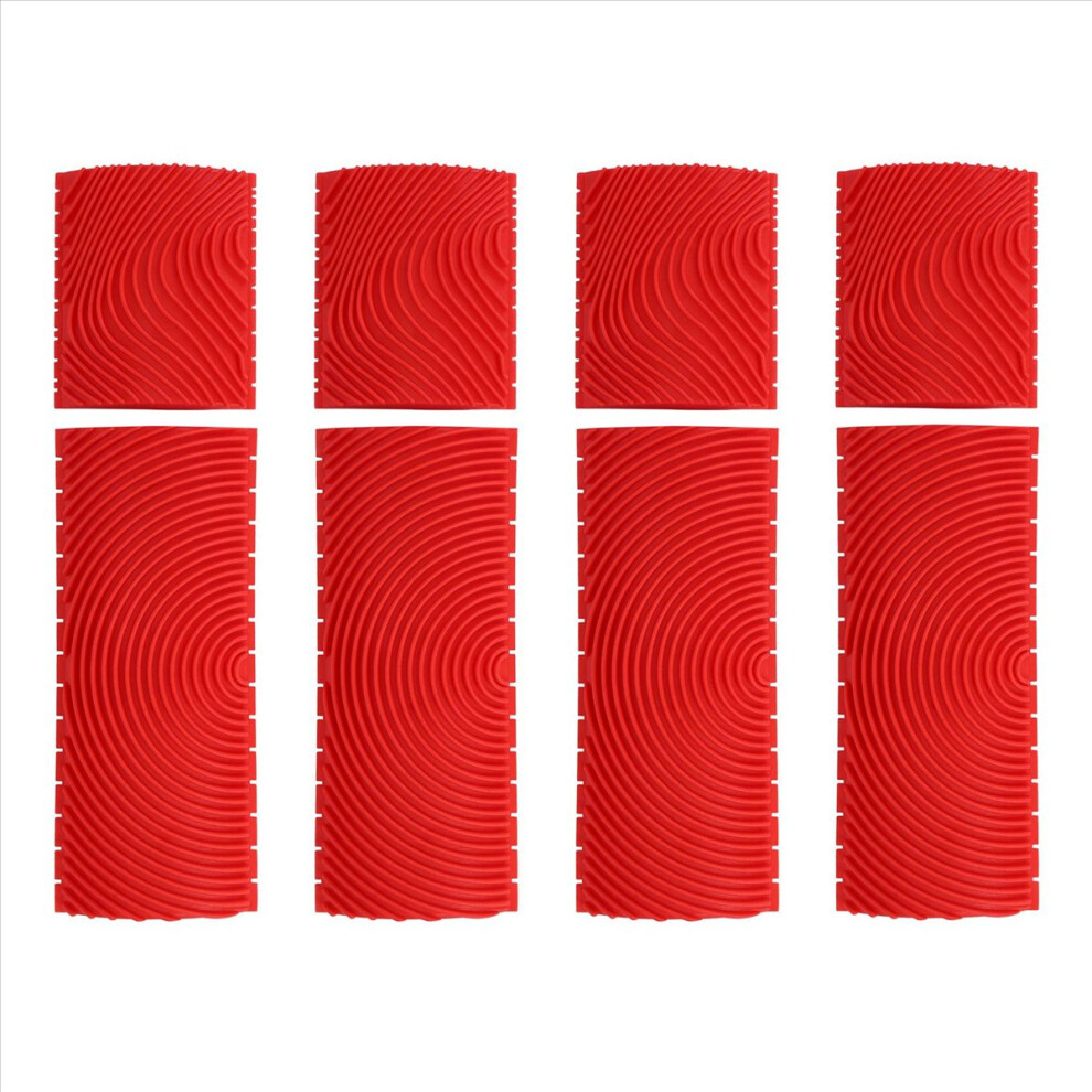 2Pcs 3 Inch 6 Inch Imitation Wood Grain Paint Roller Brush Tool Sets 4711578784327