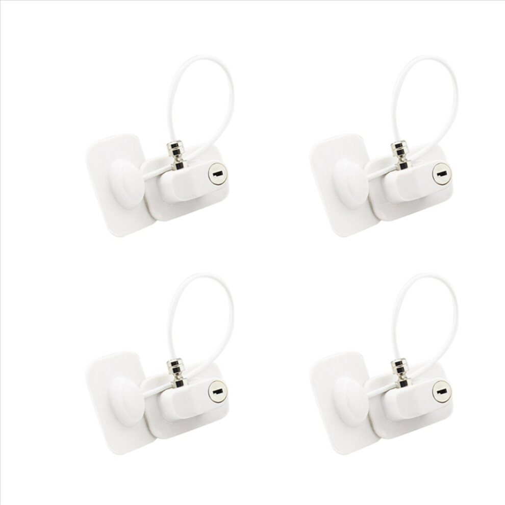 Restricteurs Pour Avec Cã¢Ble De Verrouillage De Sã©Curitã©,Blanc 4711578786703