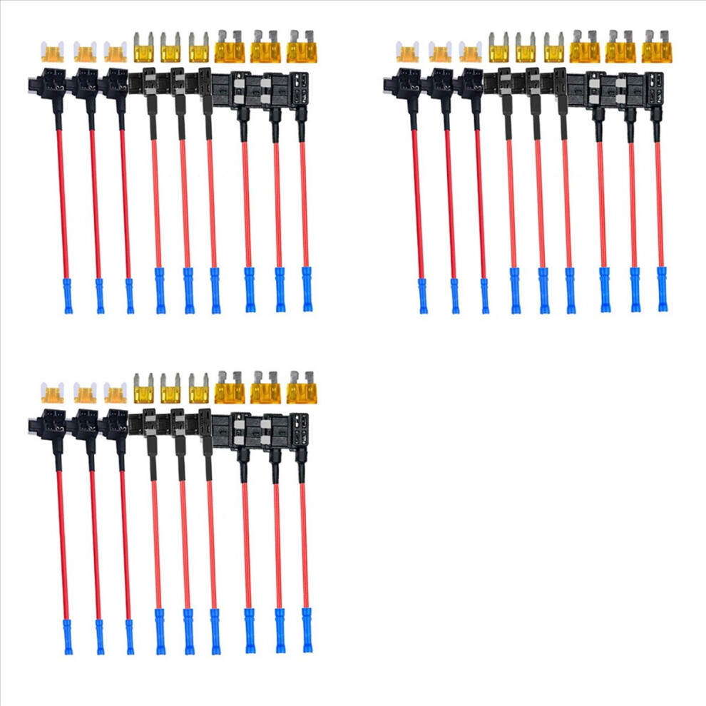 3 Types Add-A-Circuit Adapter & Fuse Kit -Tap Fuse Holder With Fuse 4711578788882